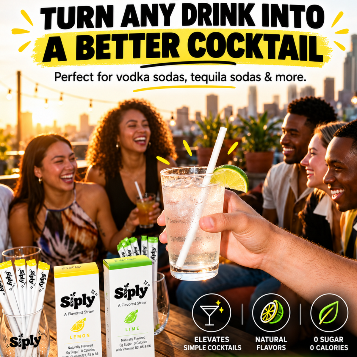 Siply Flavored Straws