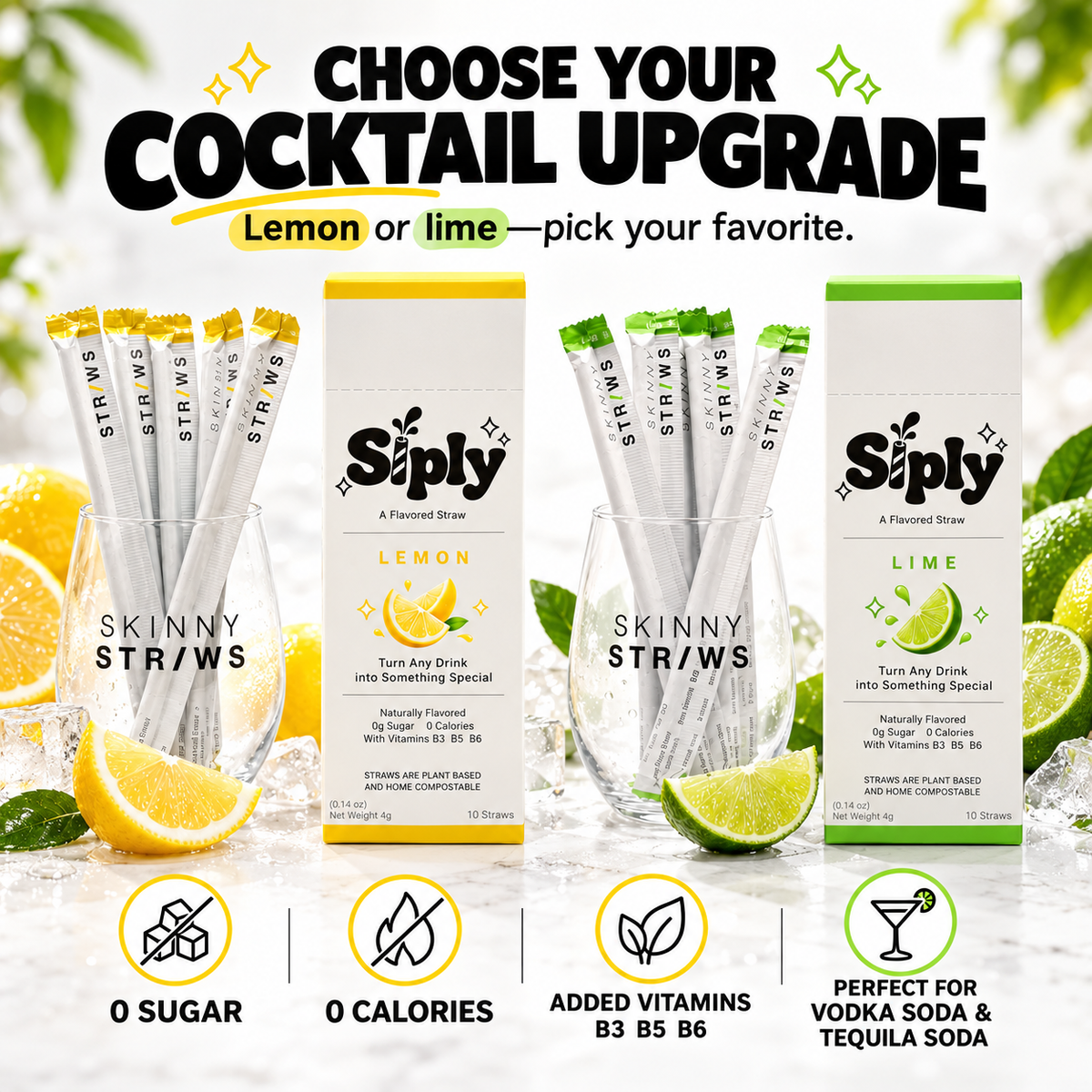 Siply Flavored Straws