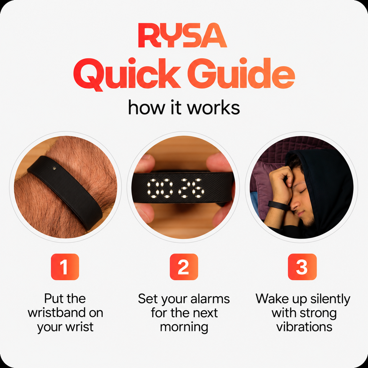 RYSA Silent Vibration Alarm